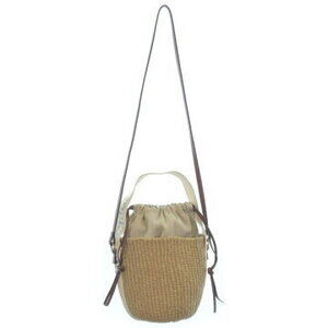 Chloe Woody Basket Bag handwoven natural fibers leather